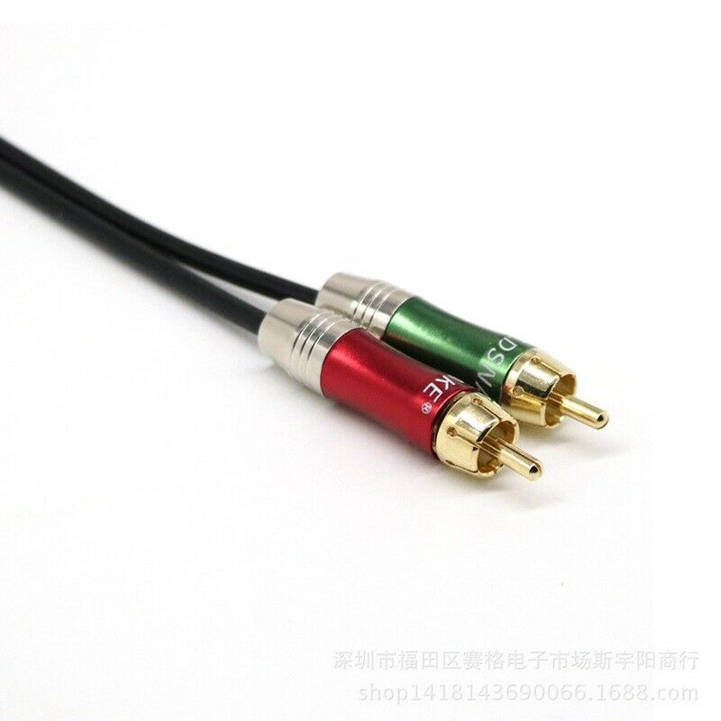 Audio cable 2 RCA to XLR 公/mother Double lotus turn card audio cable F3Y6