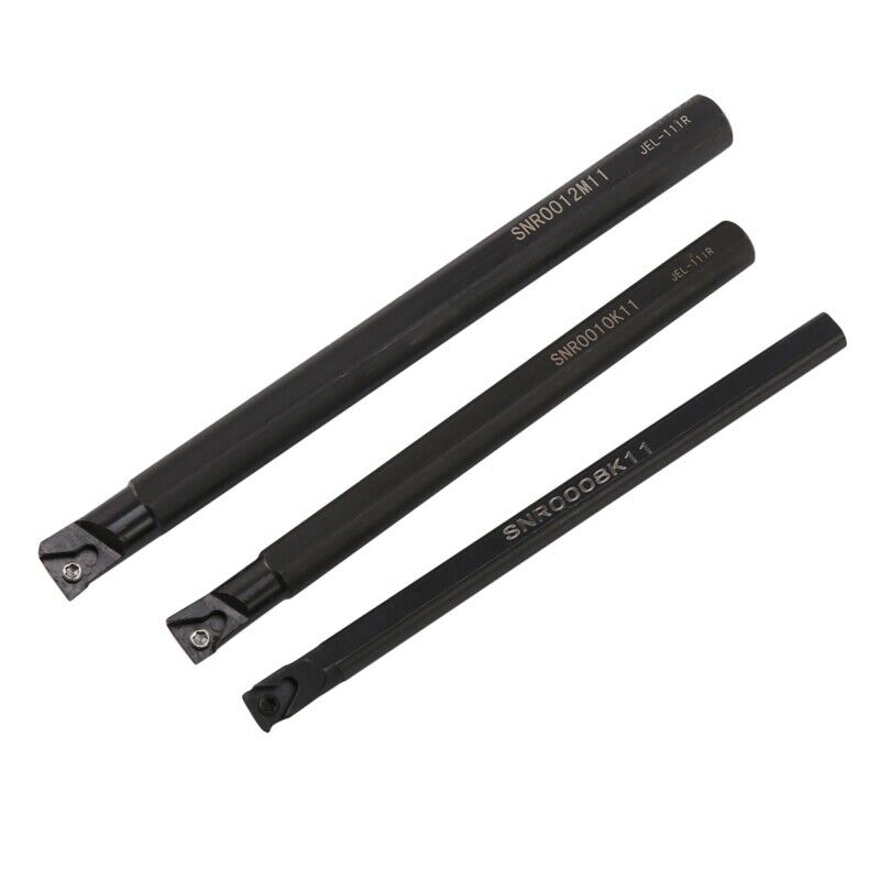 3Set SNR0008K11+SNR0010K11+SNR0012M11 Lathe Bo Bar 3Pcs Wrench+ 10X 11IR A60 IG2