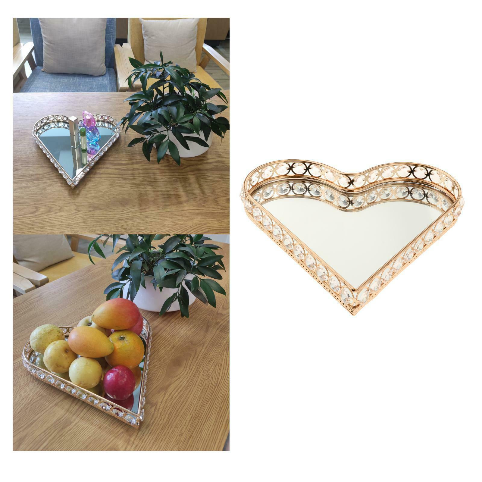 Tray Perfume Vanity Metal Decorative Tray Jewelry Perfume Organizer