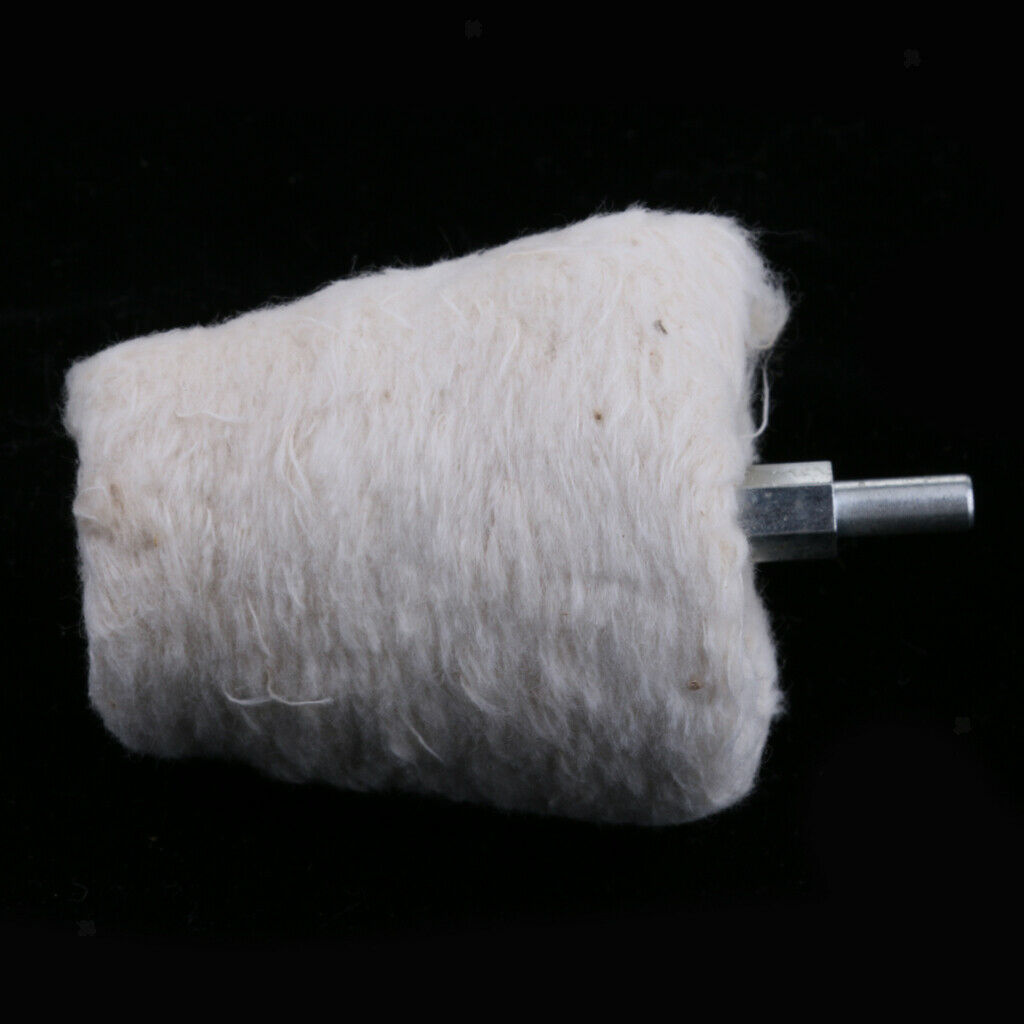 Polishing Buffing Wool Cotton wheel for Rotary Tool Accessory #6- 45x65mm