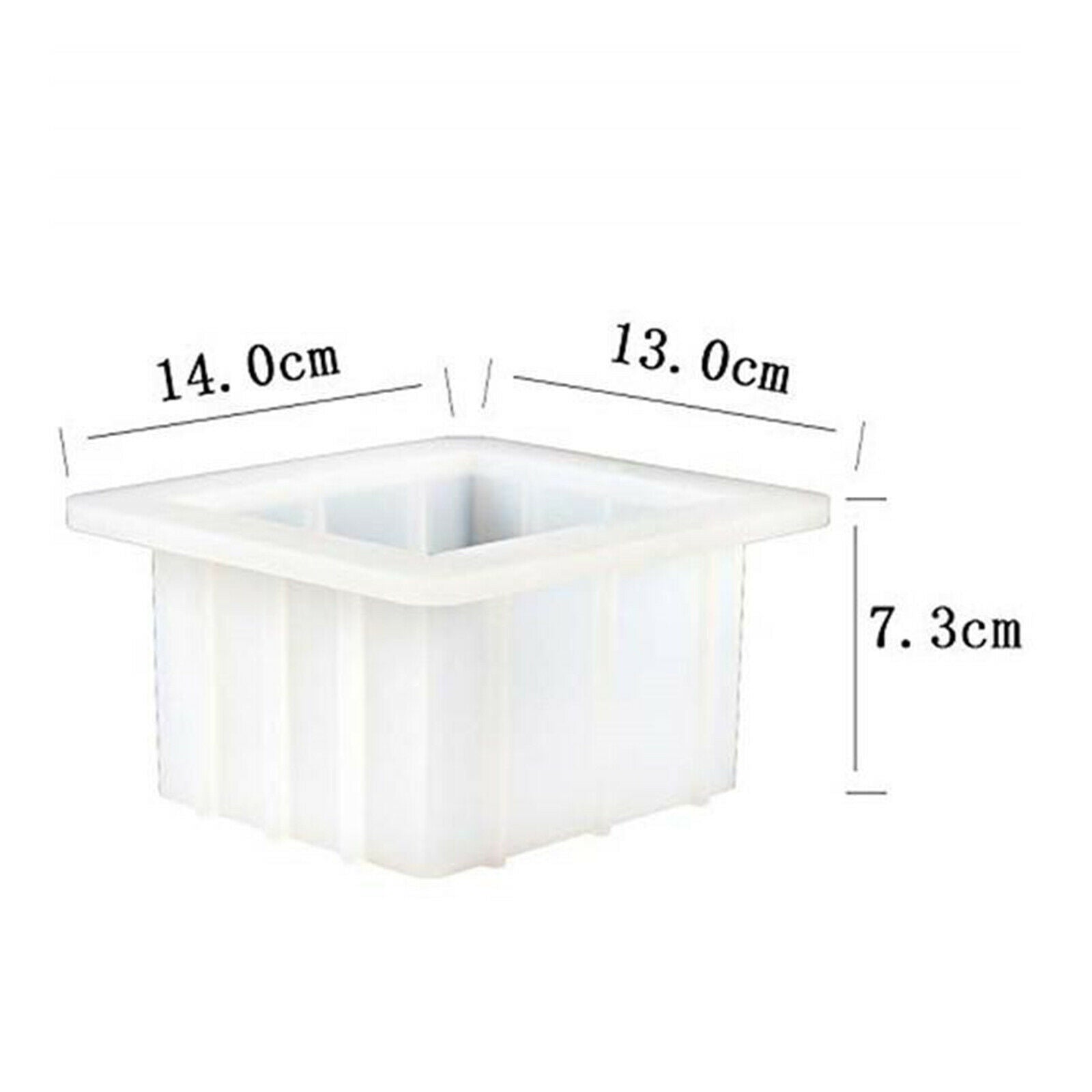 500ml Durable Soap Mold Silicone Cake Bread Mould Jelly Baking 18oz Moulds