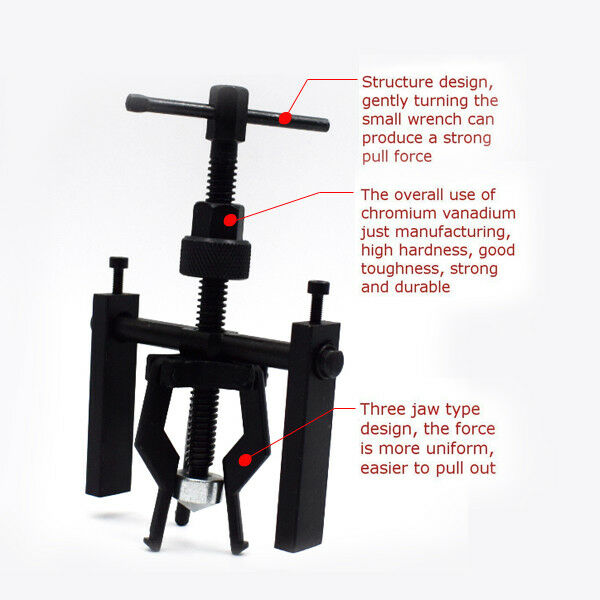Gear Bearing Puller 3-Jaw Extractor Pilot Remover Tool For Car SUV US STOCKING