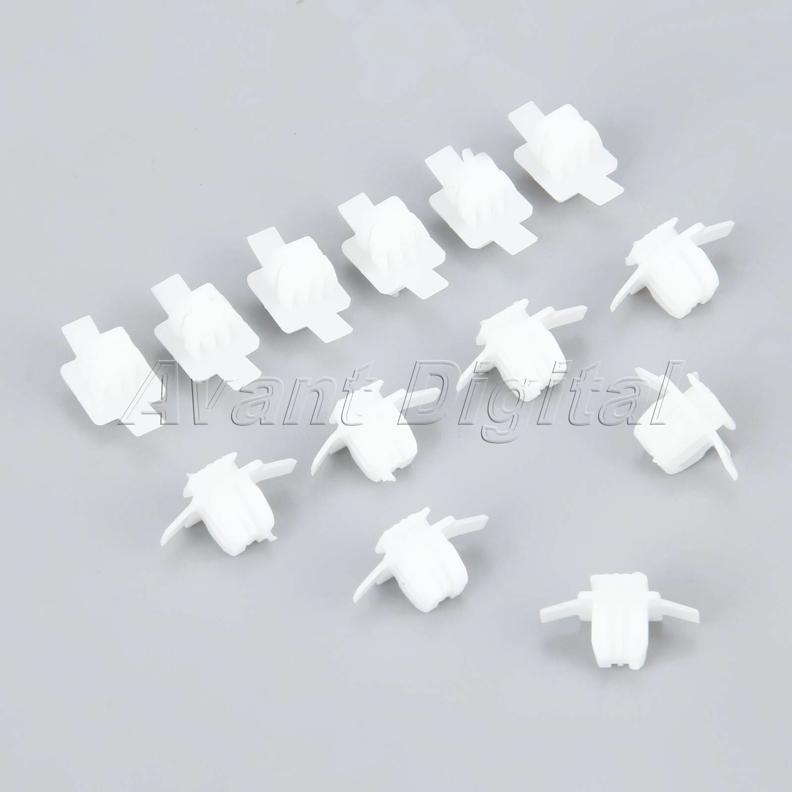 50PC White Nylon Wheel Arch Trim Clips DY1107 91513-SMG-E11  91513-SMG-E01