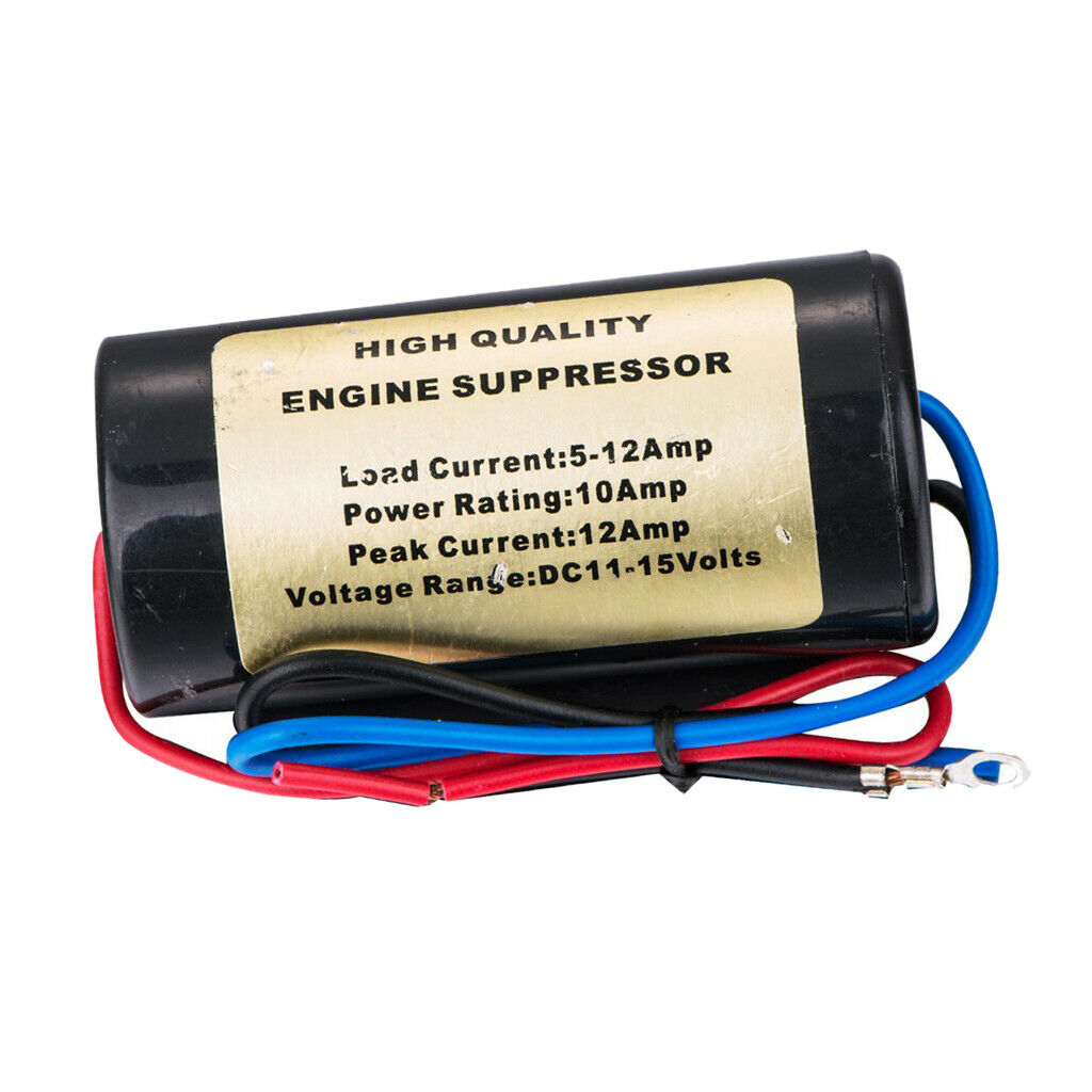 12Amp Audio CB/Radio Noise Power Filter Suppressor Stereo Audio NEW