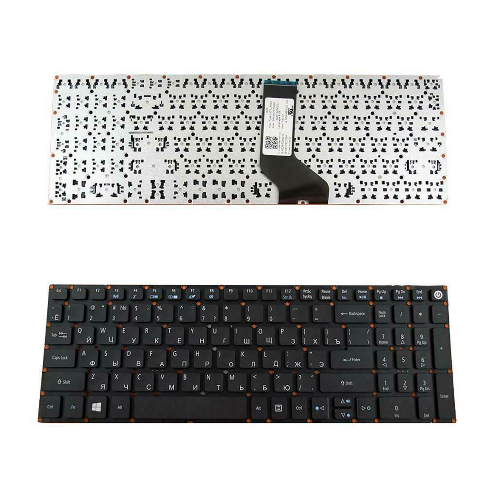 Replacement Russian Portable Keyboard For  Aspire E5-573 E5-573T E5-573TG, Black
