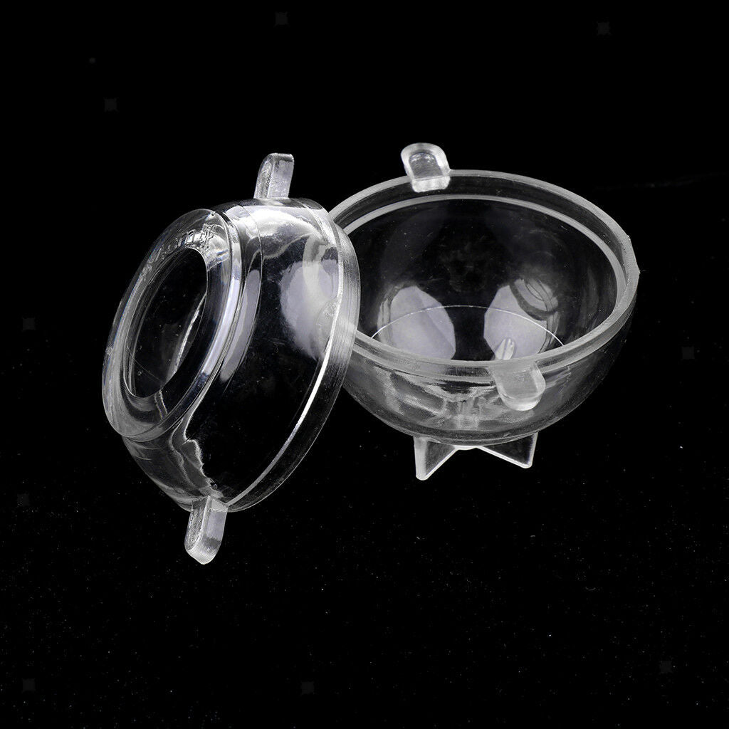 2pcs Round Sphere Shape Plastic Candle Mould Soap Mold for Candle Making