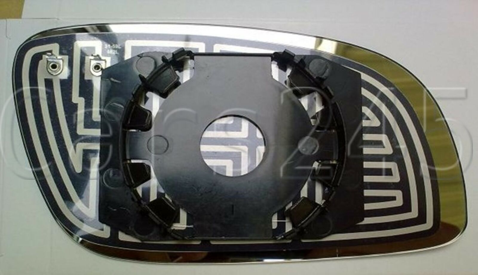 Side Mirror Glass Heated Convex Chrome RIGHT Fits VW Touran 2007-2010