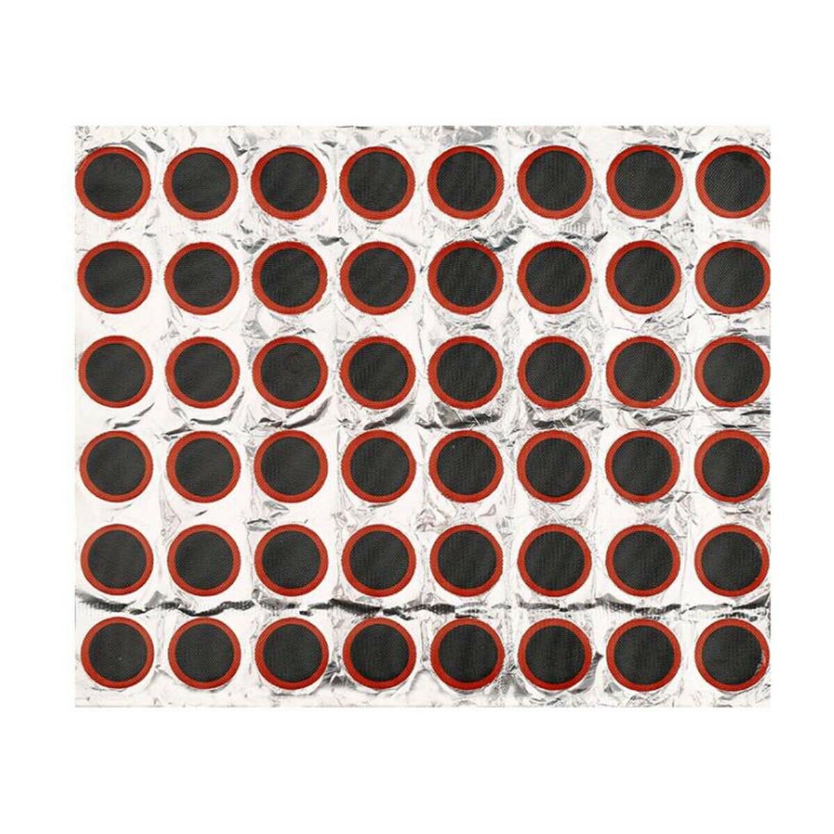 48pcs Rubber Patches Bicycle Motor Puncture Tube Inner Tire Tyre Bike Kit Repair