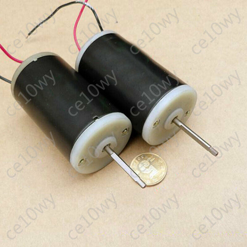 12V-24V DC Motor 6400RPM Ball Bearing High Torque 555 Brushed Electric Motor