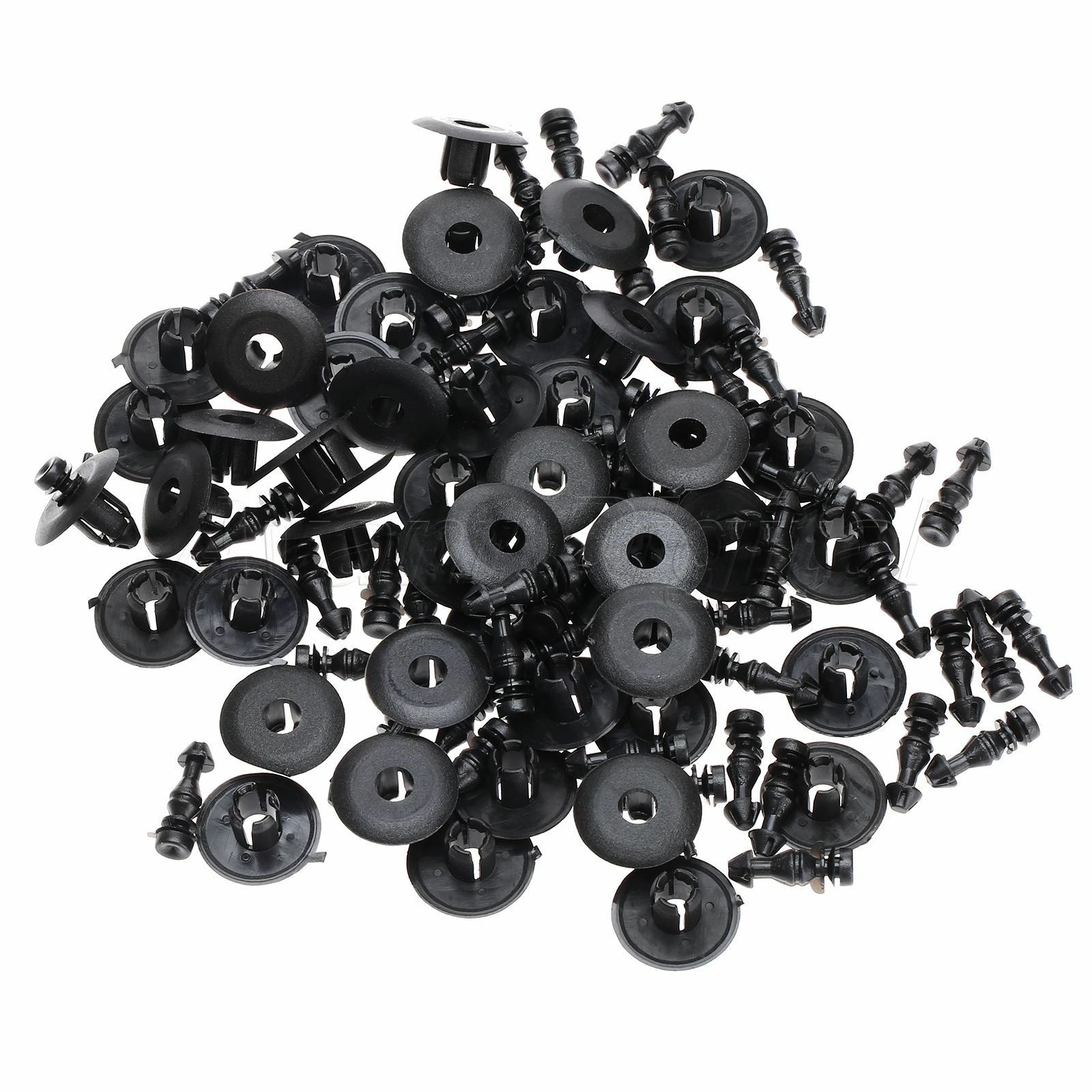 50 Black Nylon Door Trim Panel Clip Push Type Retainer For Chrysler 300M 2005-On
