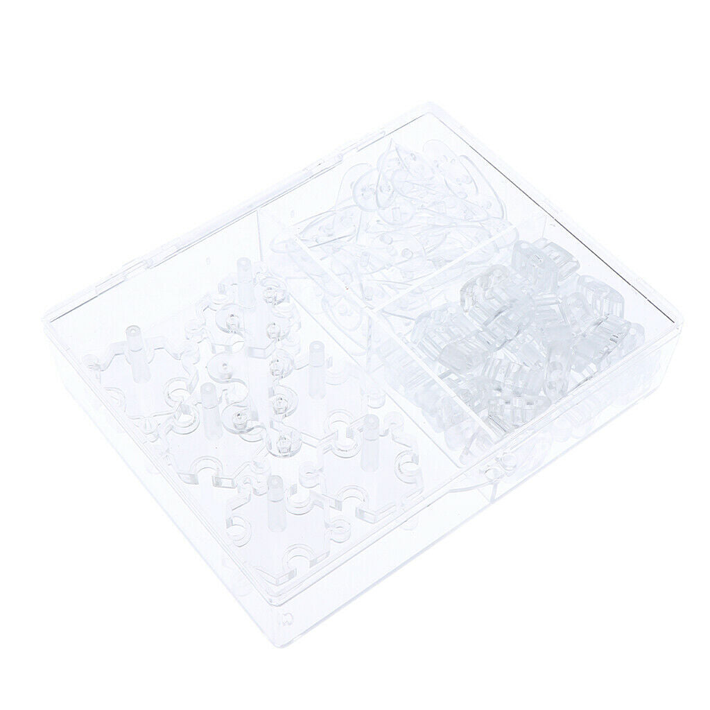 107x False Nail Tips Display Stand Practice Holder Nail Art Accessories Tool
