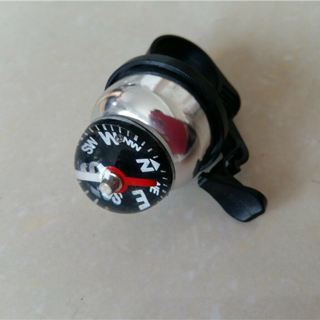 Bicycle Ring Bell Loud 32mm Kids's Bike Tricycle Horn Bikes Bells w/ Compass