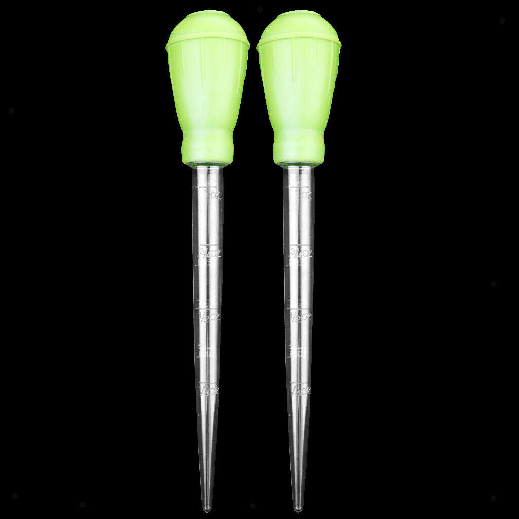 2x Aquarium Dropper Pipette Cleaner Feeder   Tank Cleaning Manual Tool
