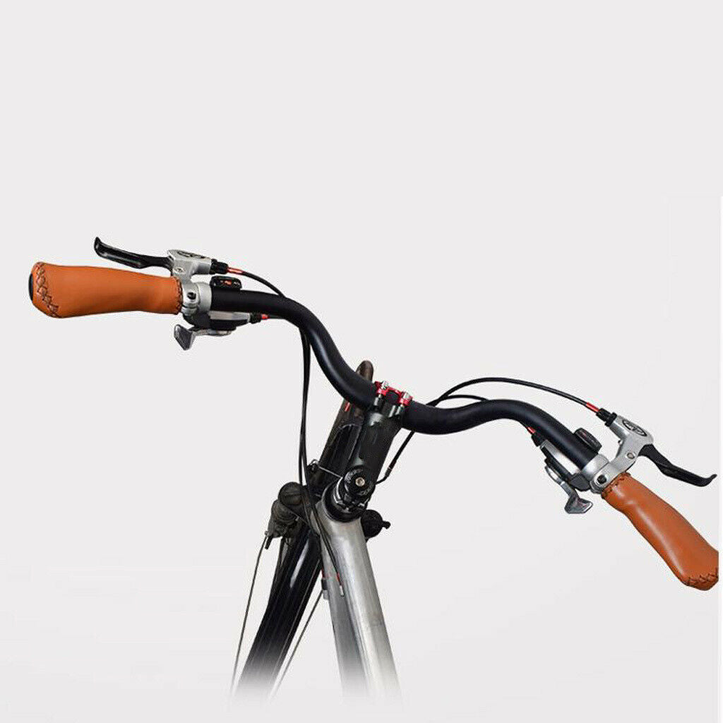 Retro Aluminum Alloy Mountain Bike Riser Handlebar 25.4mm Road Bicycle Bar