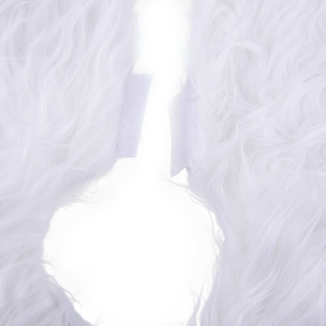 White Plush Fur Christmas Tree Skirt Base Cover Floor Mat Rug XMAS Ornament An