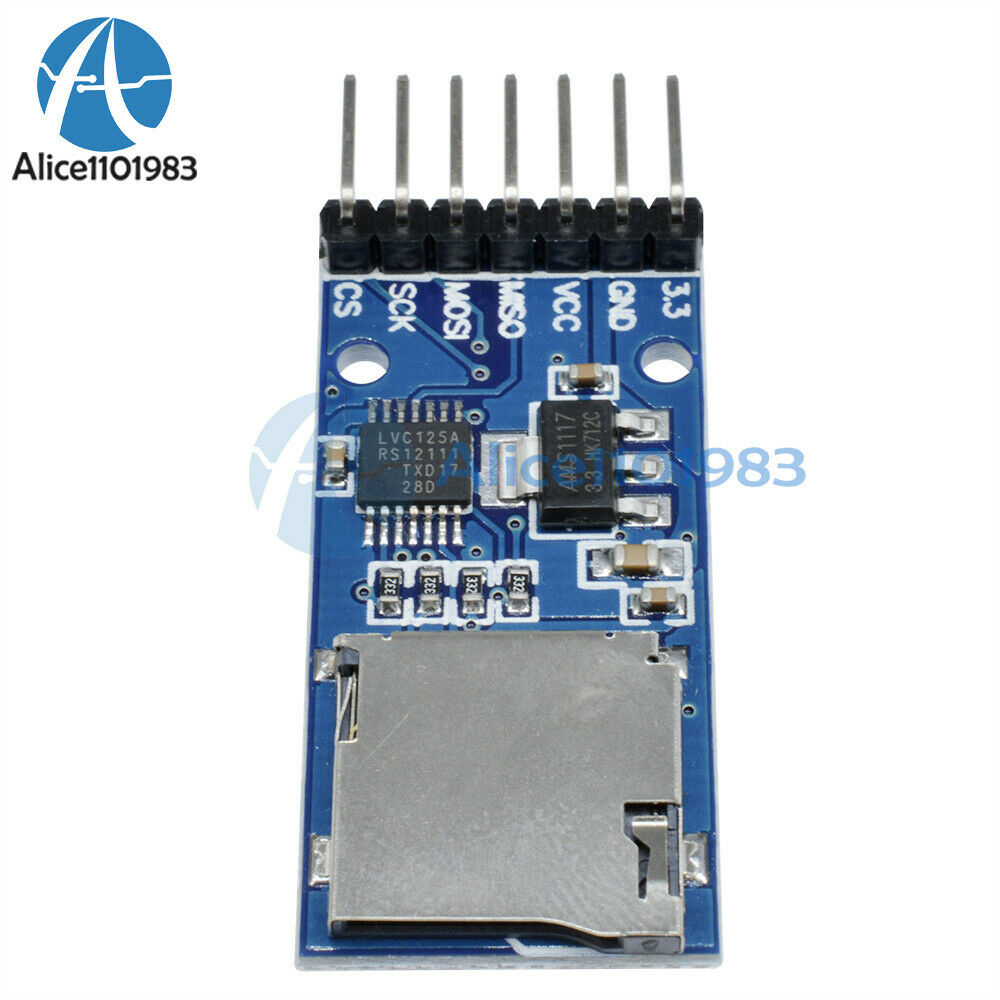 2PCS Micro SD TF Card Storage Memory Module SPI Level conversion For Arduino DIY
