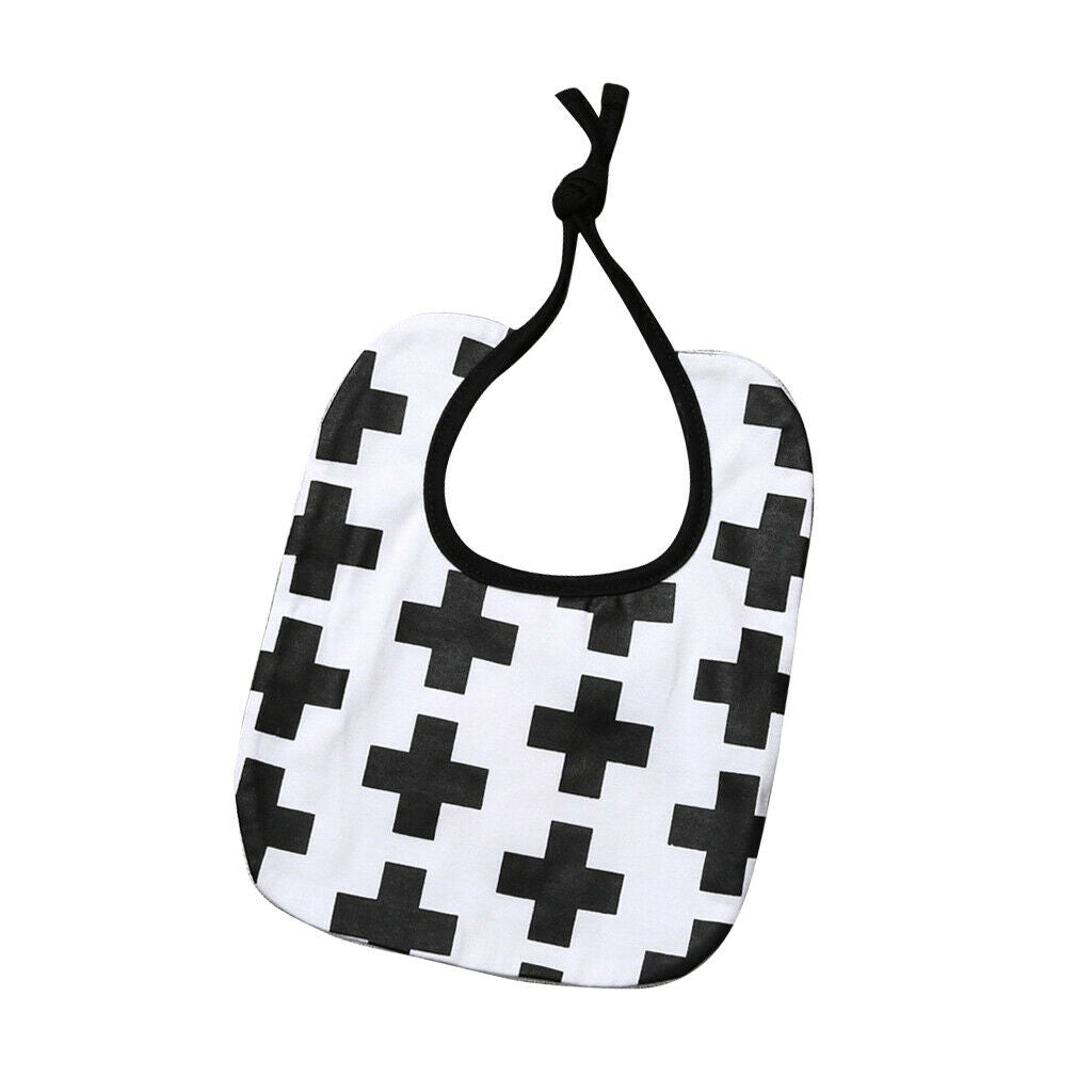 Baby Boy Girl Toddler Infant Feeding Burp Cloth Drool Bibs Pinny Cotton 3