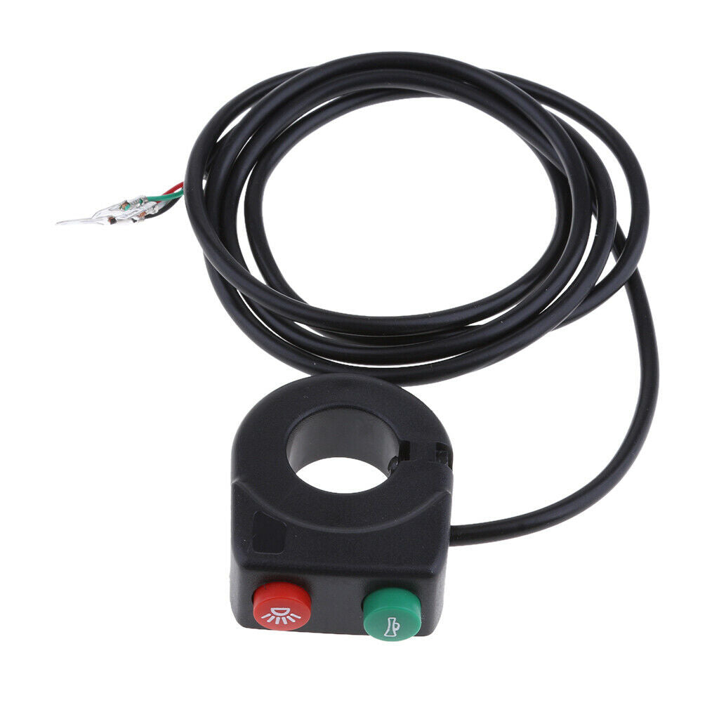 Horn Headlight Switch Motorcycle Dual Function Switch On / Off