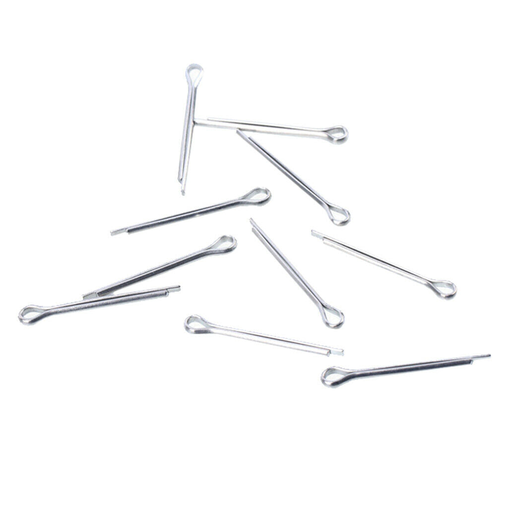 10 Pack  Split Pins Cotter Key Fasteners Hardware For Disc Brake Pads