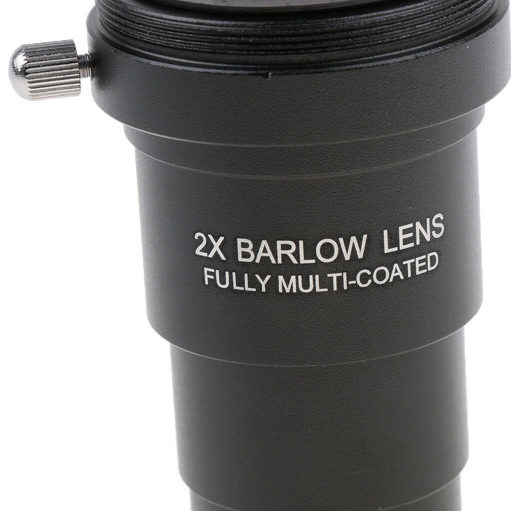 1.25'' / 31.7mm 2X Barlow Lens + M42X0.75 Thread Camera Connect Interface