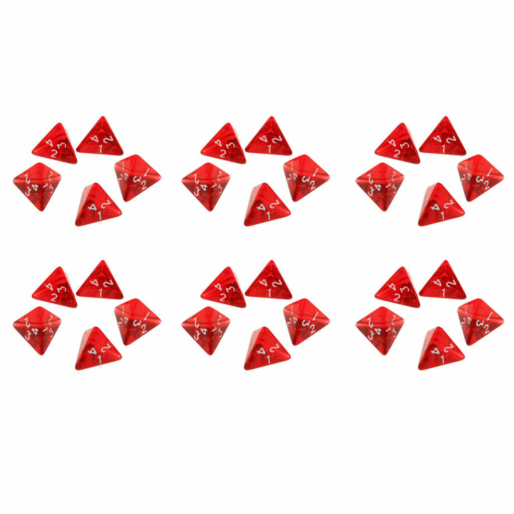 30 Pieces Polyhedral Dice Set Dice Family for TRPG Lovers Gaming Gift