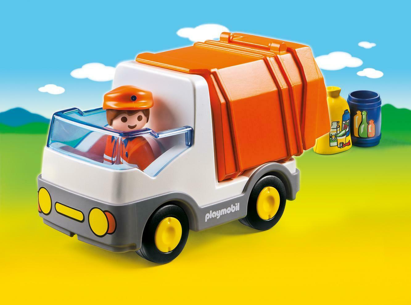 6774 Playmobil Recycling Truck with Sorting Function playmobil 1.2.3 Suitable fo