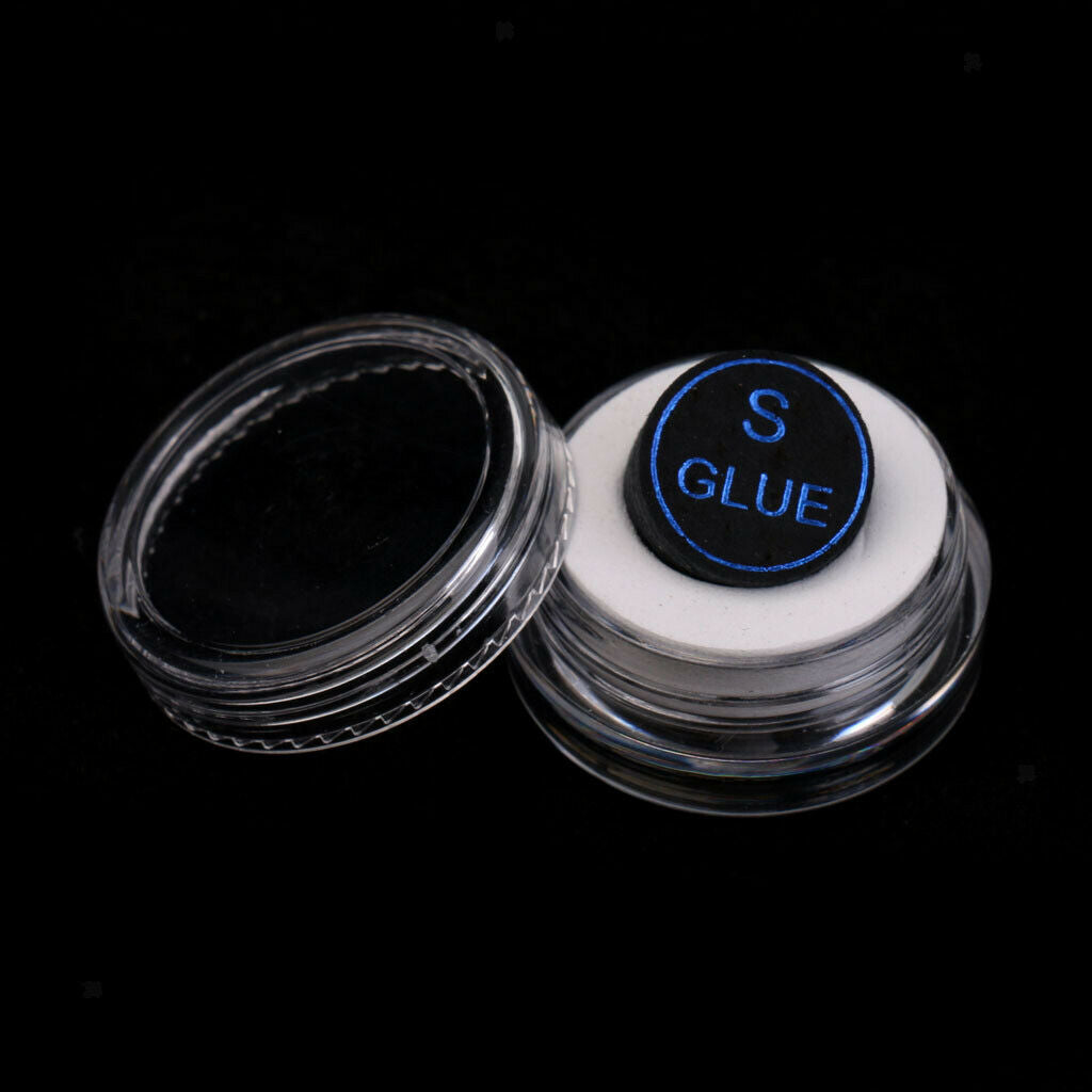 13mm Black Pool Cue Tips, Billiard Stick Tips Repair Kit - Pack of 2 - Soft &