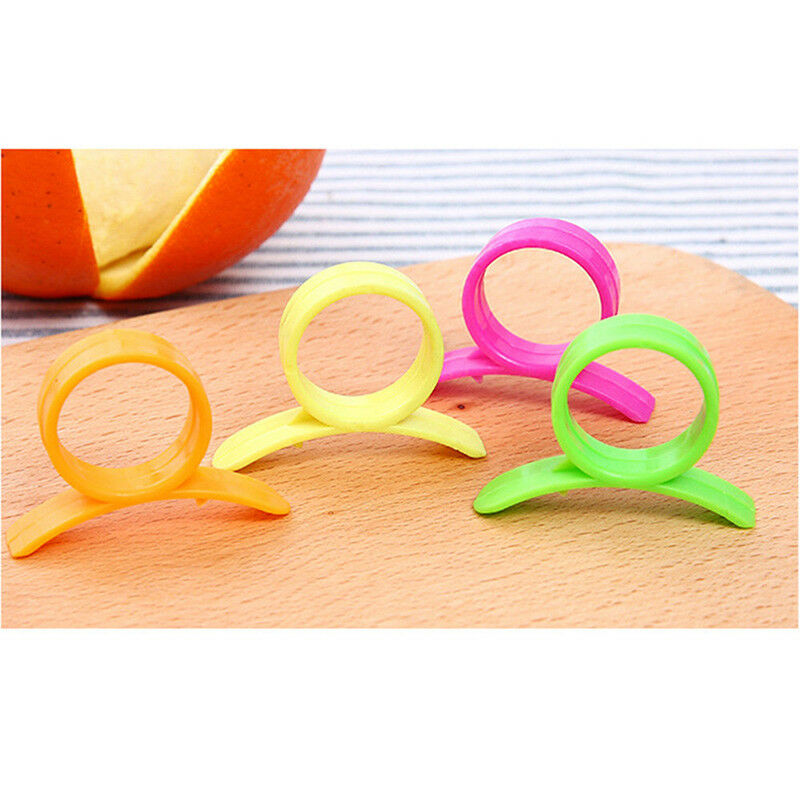 5pcs White Fruit Lemon Orange Opener Peeler Slicer Cutter Kitchen Tool.l8