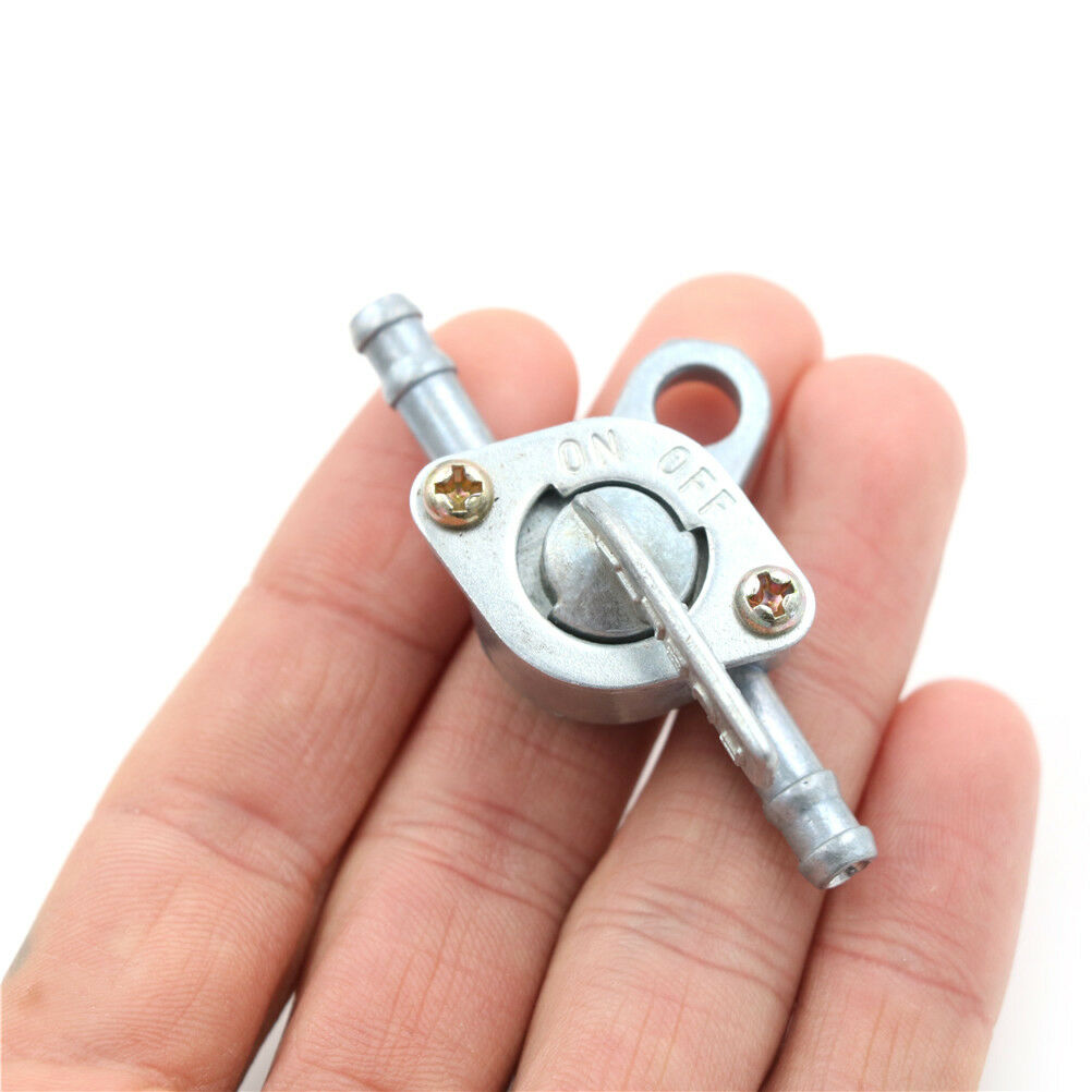 Aluminium Inline Petrol Fuel Tap ON/OFF Switch for Motorcycle Bike new.DD