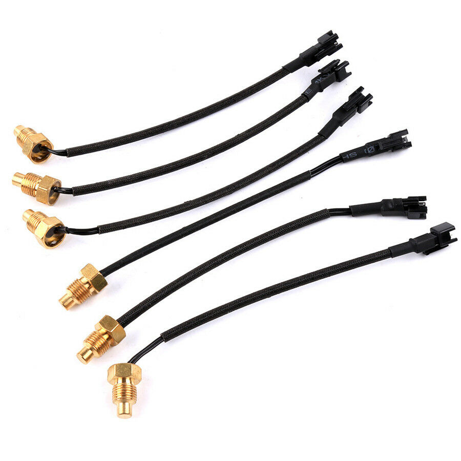 Motorcycle Thermometer Instrument Water Temp Gauge Sensor Connector Pyrometer