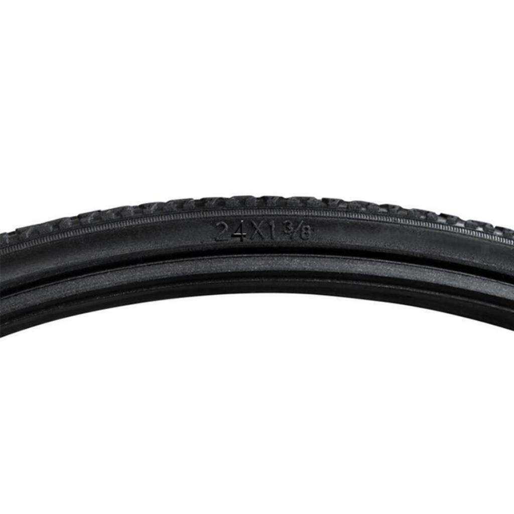 2pcs  Wheelchair Street Tire for Most Standard 24x1-3/8" Wheel Chair