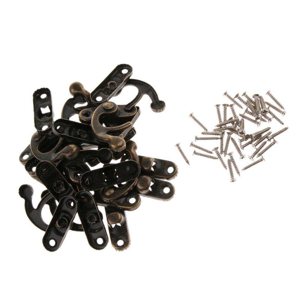 10x Bird Breeding Box Lock Parrot Cage Fitting Nesting Lock Anti-Bite Lock