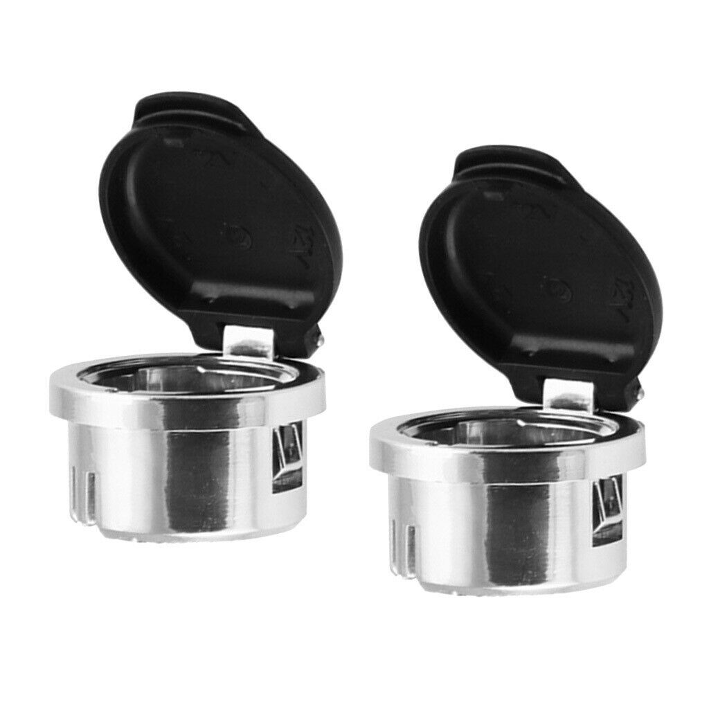 2x Cigarette Lighter Dust Cover Protection Outlet Cap For Chevrolet Suburban