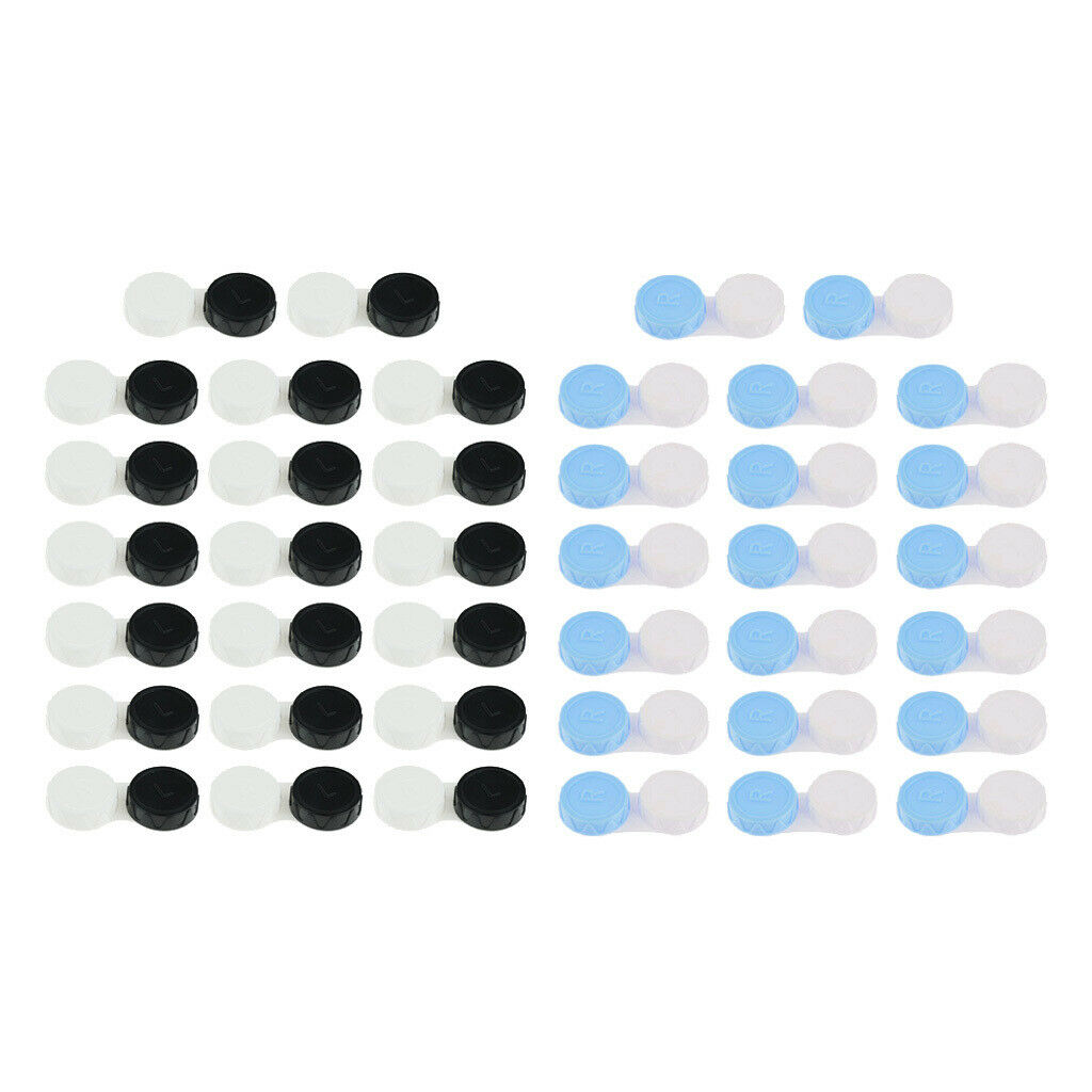 Bulk 40x  Lens Boxes Travel Lens Case Container Storage Holder