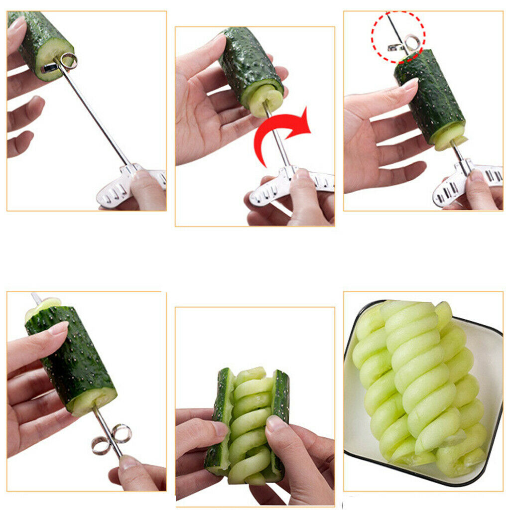 Vegetable Spiralizer Manual Roller Spiral Slicer