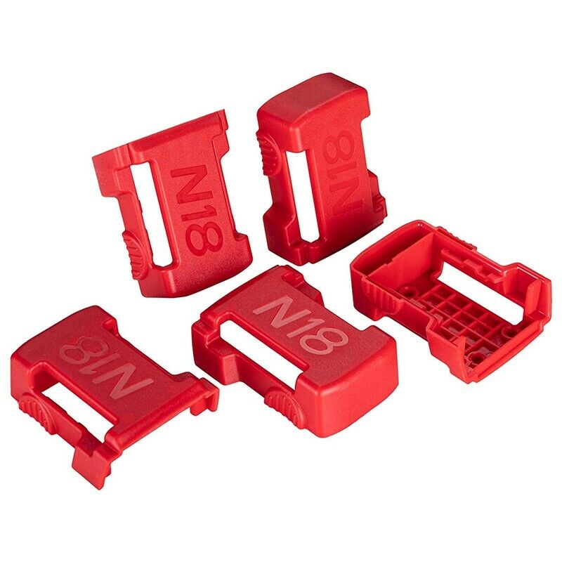 5 Pack Battery Holder for M18 Battery Mounts/Hanger/Dock Holder Fit for 48-11-F2