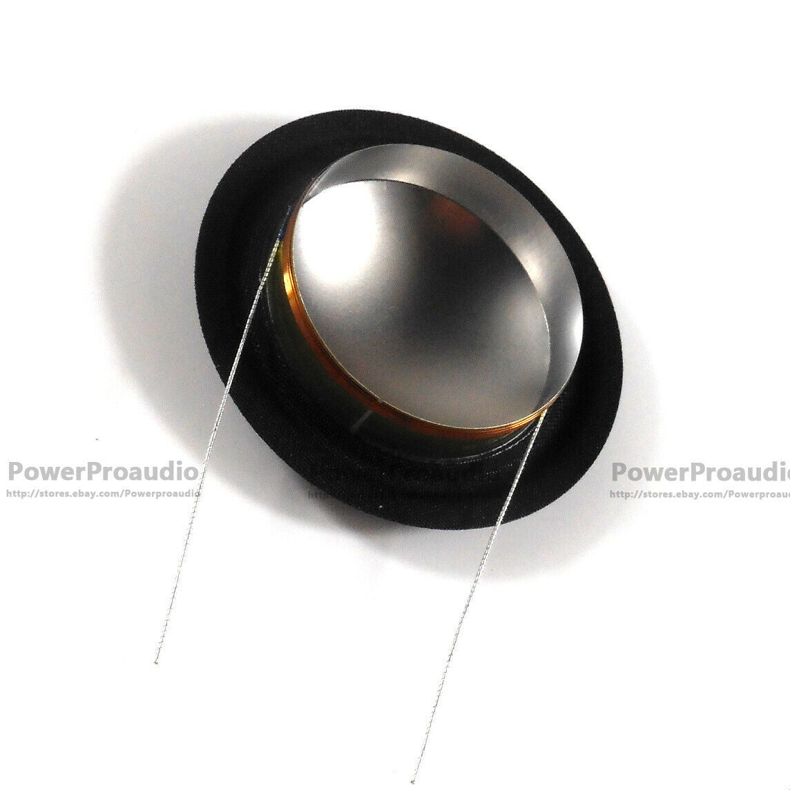 2PCS  25.4mm 25.5mm (1") silk+ Titanium Dome Tweeters ASV voice coil Round Wire
