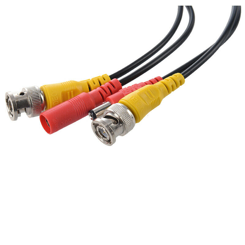 10m 33ft Security Video/ Power Cable BNC + RCA Plug Combination Cable for CCTL6