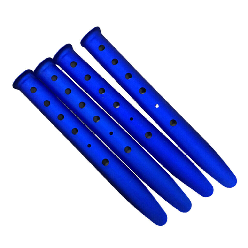 5pcs Orange Metal Ground Nails Pegs Stakes for Camping Hiking Trip 31cm