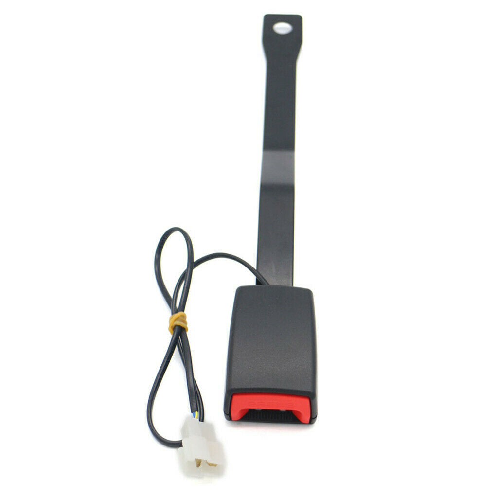 20CM 7/8" Car Front Seat Belt Buckle with Connecting Gasket and Warning Wire