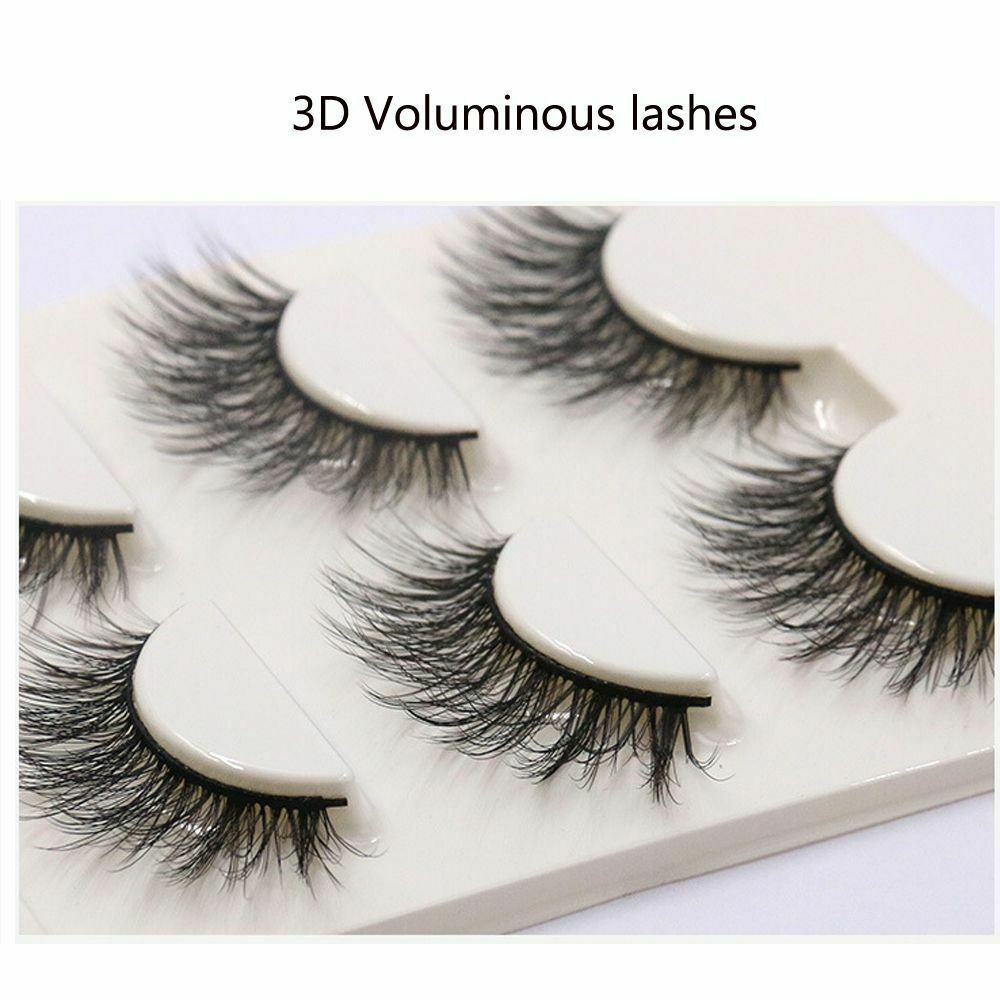 Sexy Big Eyes Messy Long Wispy Lashes False Eyelashes Makeup Tools Mink Hair