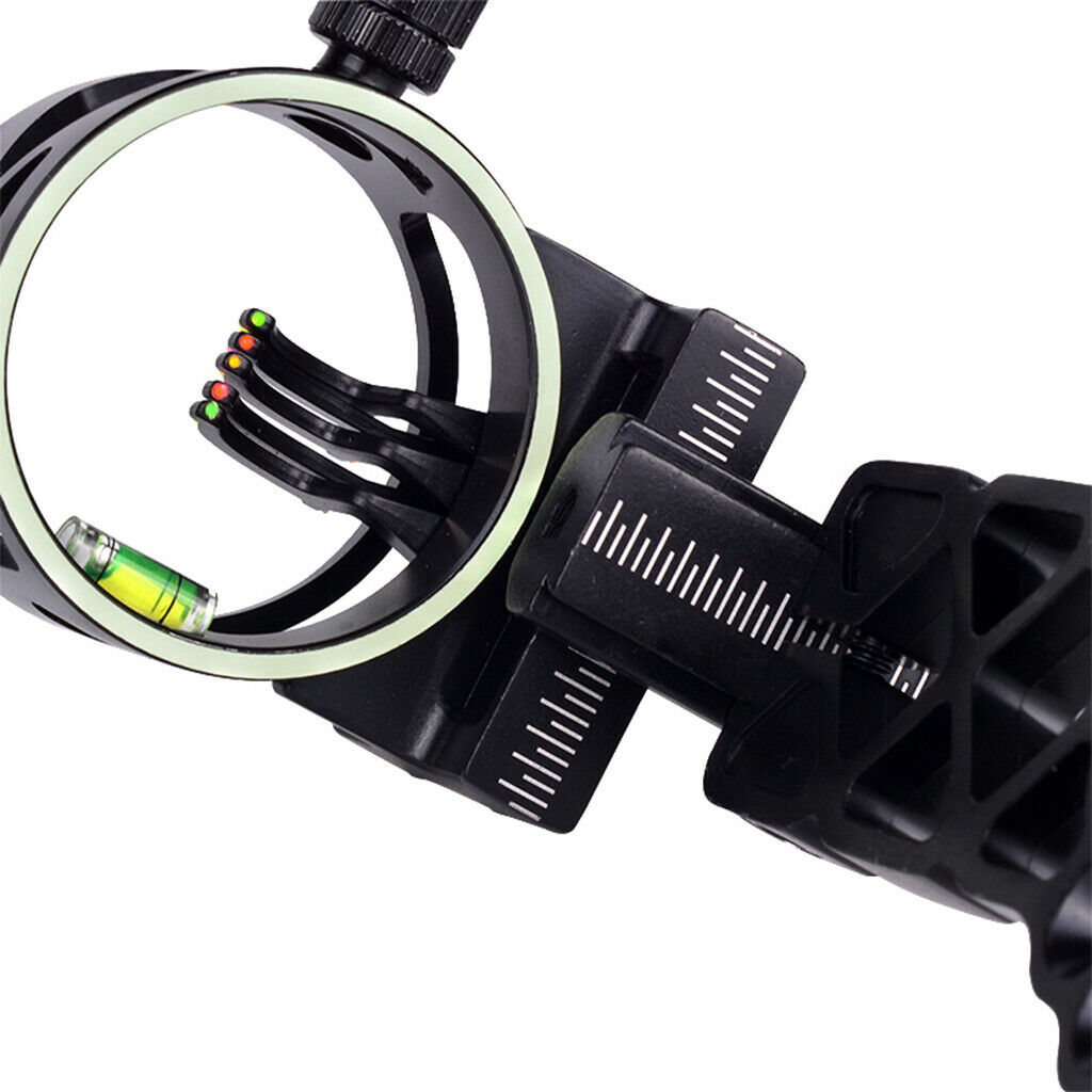 Bow Sight Slider Compound Bow Aim Right/Left Handed Training Aids Black