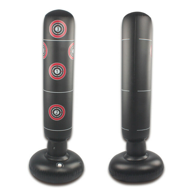 Gym Training Standing Punching Bag Inflatable Tumbler Sports Sandbags Column HN