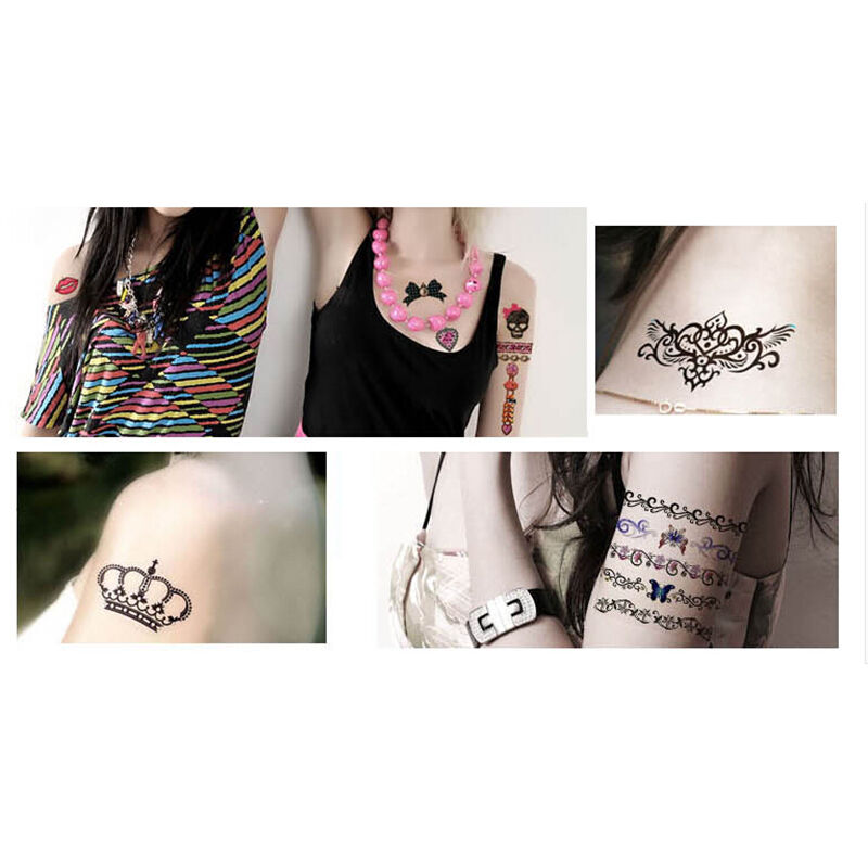 TemporaryBDattooBDatoo Waterproof Stickers makeup make up Crown diamond