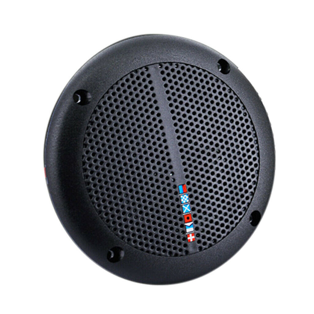 1 Pair Water Resistant Bathroom Livingroom In-Wall Stereo Loudspeakers Black