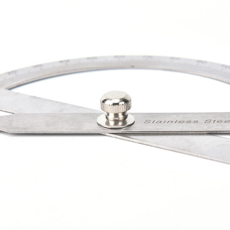 180 Degree protractor finder stainless steel rotary angle ruler measuring too SJ