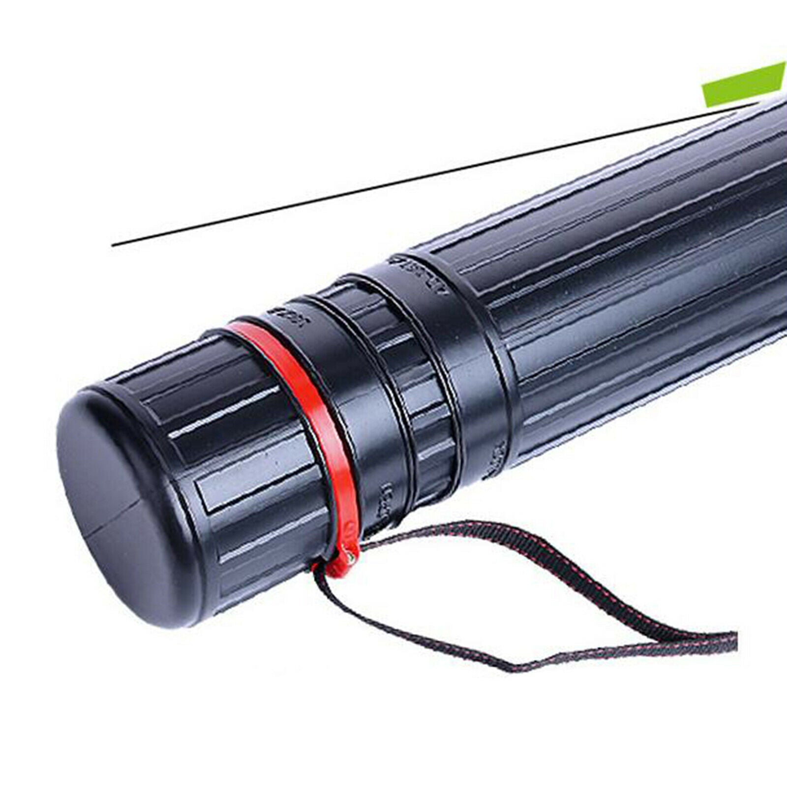 Telescopic Extendable Art Drawing Plans Storage Carry Case Tube with Strap