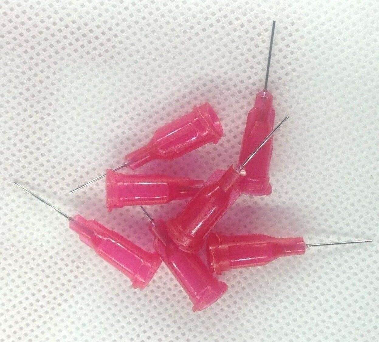 50pcs 1/2" 25Ga Dispensing Needle Tip For Liquid Dispenser Adhesive Glue 0.5"