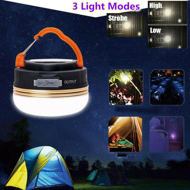 5 Modes LED Magnetic Camping Light Tent Lantern Super Bright Night Lamp Outdoor