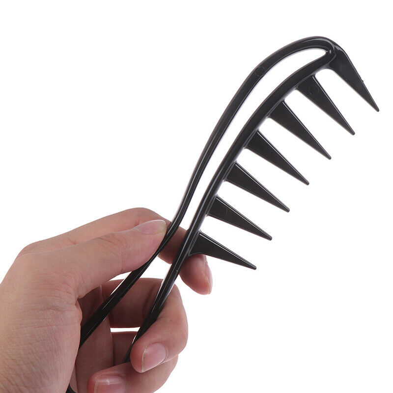 Handle Wide Tooth Comb Curly Hair Salon Hairdressing Comb For Hair StylingALU Rf